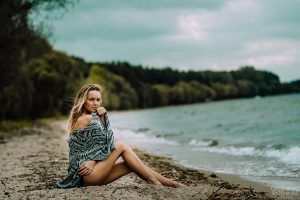 Ievos fotosesija prie Dusios